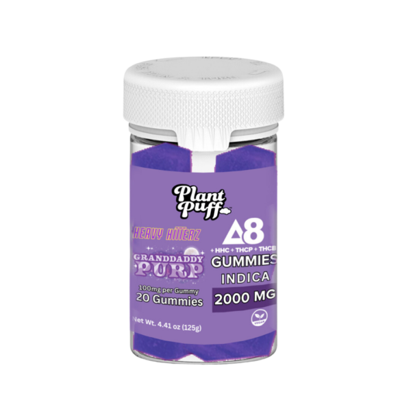 Granddaddy Purp Heavy Hitterz Blend Indica Gummies 20ct Bulk