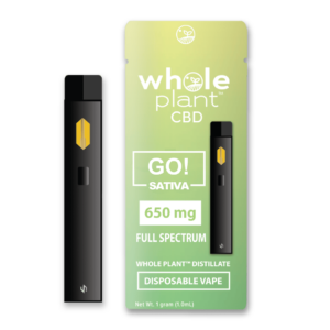 Whole Plant™ CBD Sativa Disposable Vape Pen GO! Bulk Wholesale