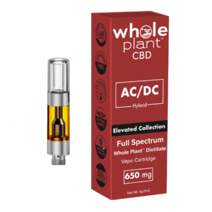 Whole Plant™ CBD Hybrid AC/DC Vape Cart 650mg Bulk Wholesale