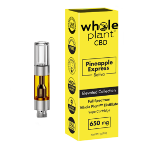 Whole Plant™ CBD Sativa Pineapple Express Vape Cart 650mg Bulk Wholesale