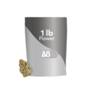 1lb Delta-8 Flower White Label