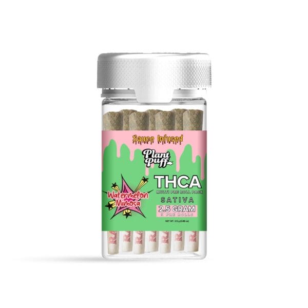 Plant Puff THCa Flower Preroll Watermelon Mimosa Sativa